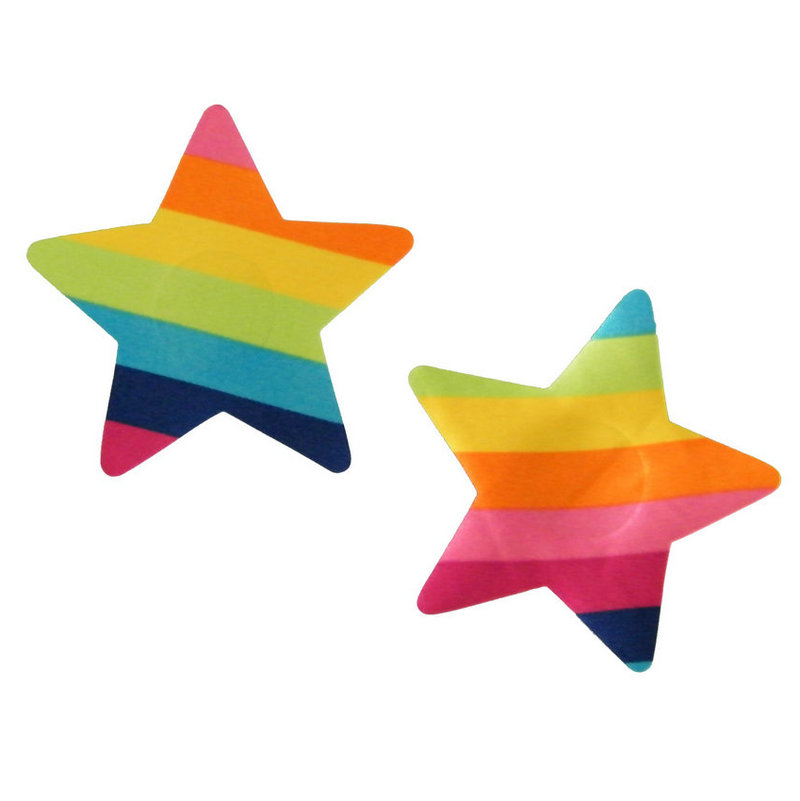 Sexy rainbow Star Shape Nipple